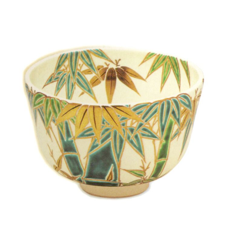 20%OFF 茶道具 抹茶茶碗（まっちゃちゃわん） 彩画 竹 茶碗 田中 方円 作