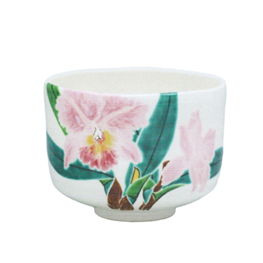 茶道具 抹茶茶碗（まっちゃちゃわん） 丹青 カトレア 茶碗 田中 方円