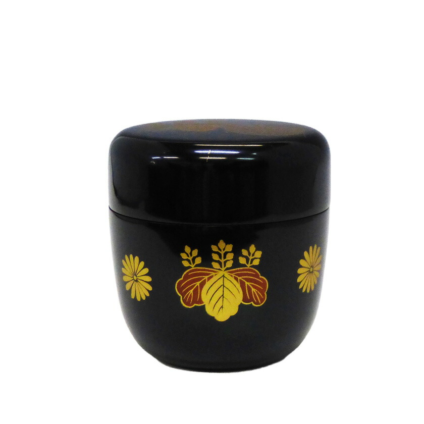 楽天市場】茶道具 棗・茶器 吹雪茶器 黒無地 二度塗 : 茶道具・抹茶