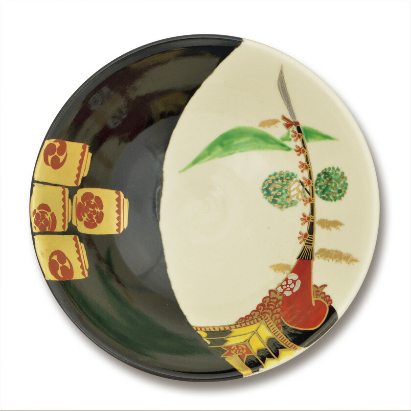 茶道具】平茶碗 八月 常夏