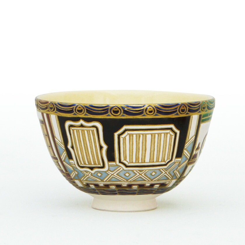 SALE/89%OFF】 茶道具 山川敦司作 抹茶茶碗月に秋草絵京焼