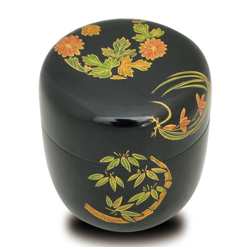 楽天市場】茶道具 中棗夕顔蒔絵 田中 修作 : 佐藤大観堂