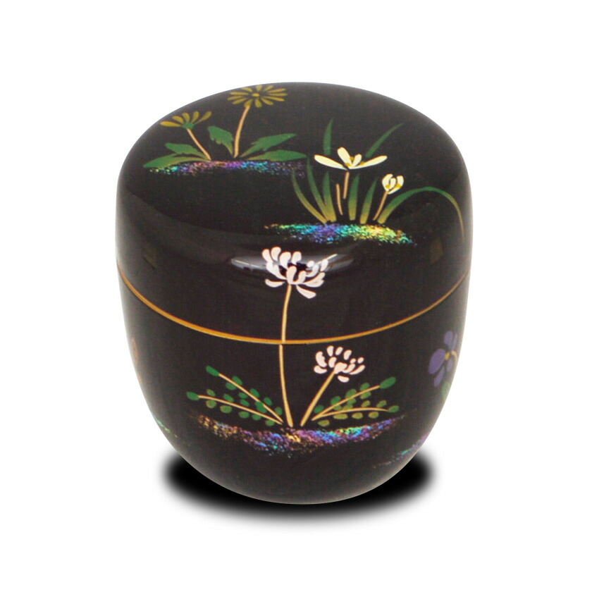 茶道具　六瓢蒔絵　大棗　内梨子地　雅光造 茶道具 六瓢蒔絵 大棗 内梨子地 雅光造 【公式通販】