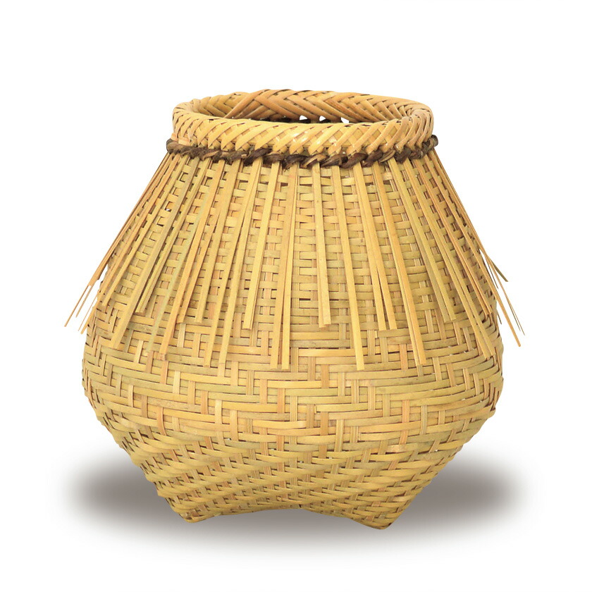 楽天市場】【茶器/茶道具 竹籠花入（竹篭花入） 置用】 籠花入