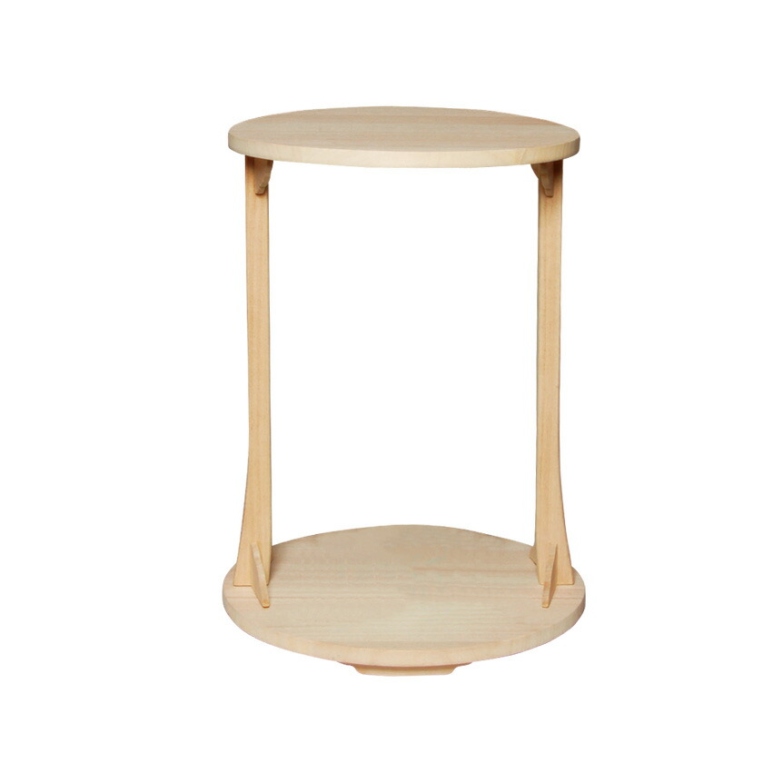 楽天市場】茶道具 お棚 千利休好み 桐 丸卓 組み立て式 : お茶道具の駒屋