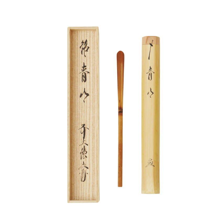 茶杓 朱漆 金蒔絵 雪月花 中節 竹茶杓 茶道具 茶道箱なし 茶道具 茶杓（ちゃしゃく） 塗茶杓 黒 月に兎蒔絵 佐々木 麗峰