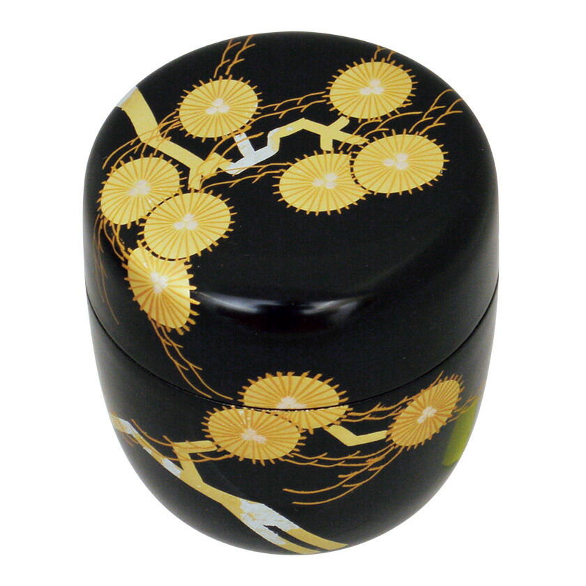 楽天市場】茶道具 薄茶器 棗 住吉蒔絵 根来面中次 : お茶道具の駒屋