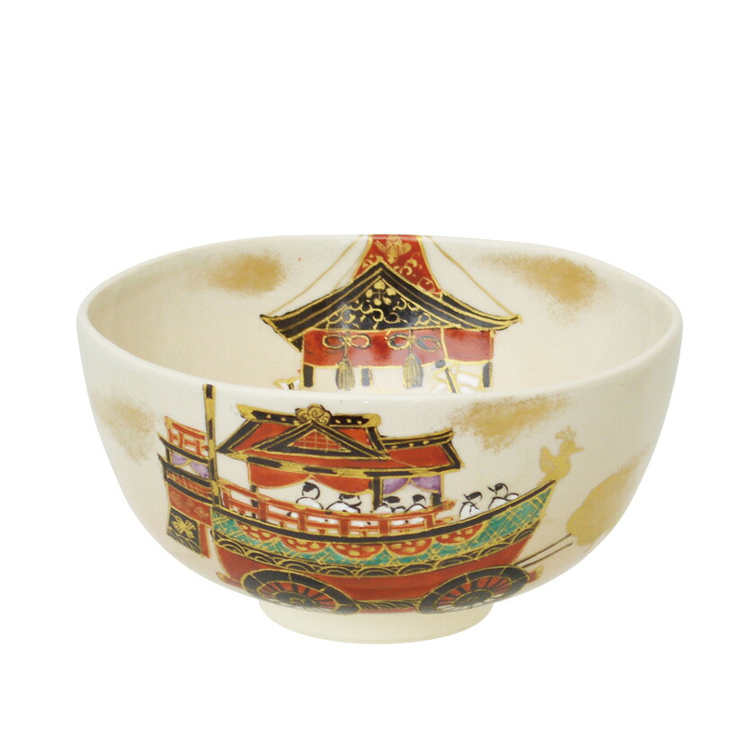 茶道具 抹茶茶碗（まっちゃちゃわん） 茶碗 御本 祇園祭 森下 秋彩 抹茶茶碗-コーヒー・お茶用品-茶道具・湯呑・急須