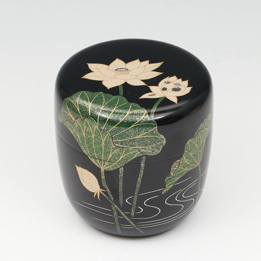 楽天市場】茶道具 薄茶器 棗 住吉蒔絵 根来面中次 : お茶道具の駒屋