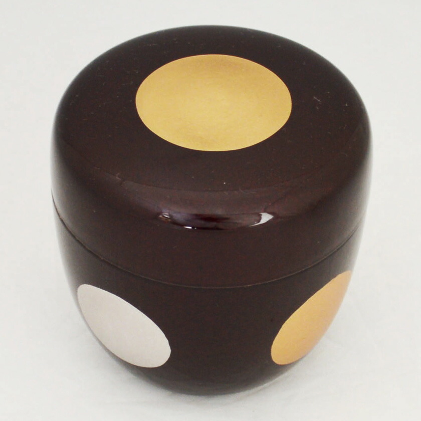 楽天市場】茶道具 薄茶器 棗 住吉蒔絵 根来面中次 : お茶道具の駒屋