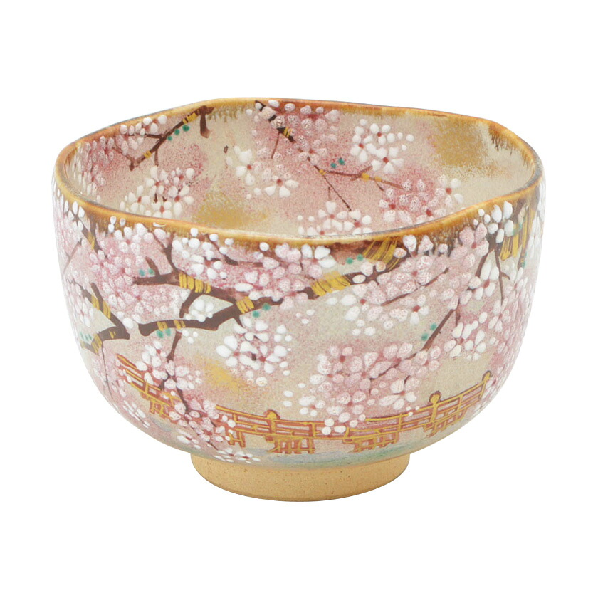 20%OFF 茶道具 抹茶茶碗（まっちゃちゃわん） 茶碗 乾山 渡月橋桜見晴らし 森下 秋彩