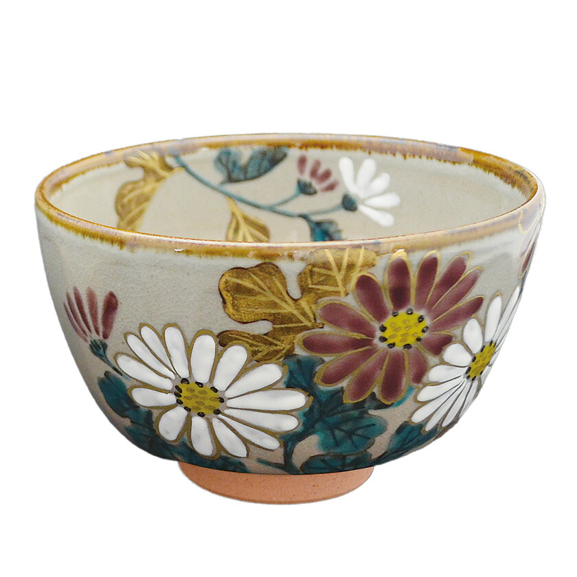 茶道具 抹茶茶碗（まっちゃちゃわん） 乾山写茶碗 菊 鈴木 一点｜お茶・茶道具・抹茶スイーツ千紀園