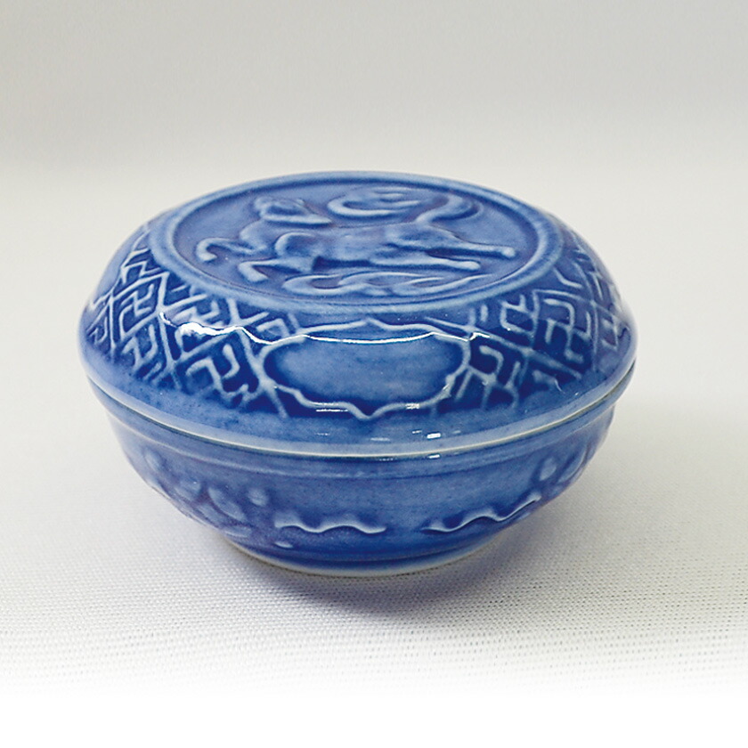 楽天市場】○【即納】干支香合 馬（午） 白磁 学窯 作 (化粧箱入り