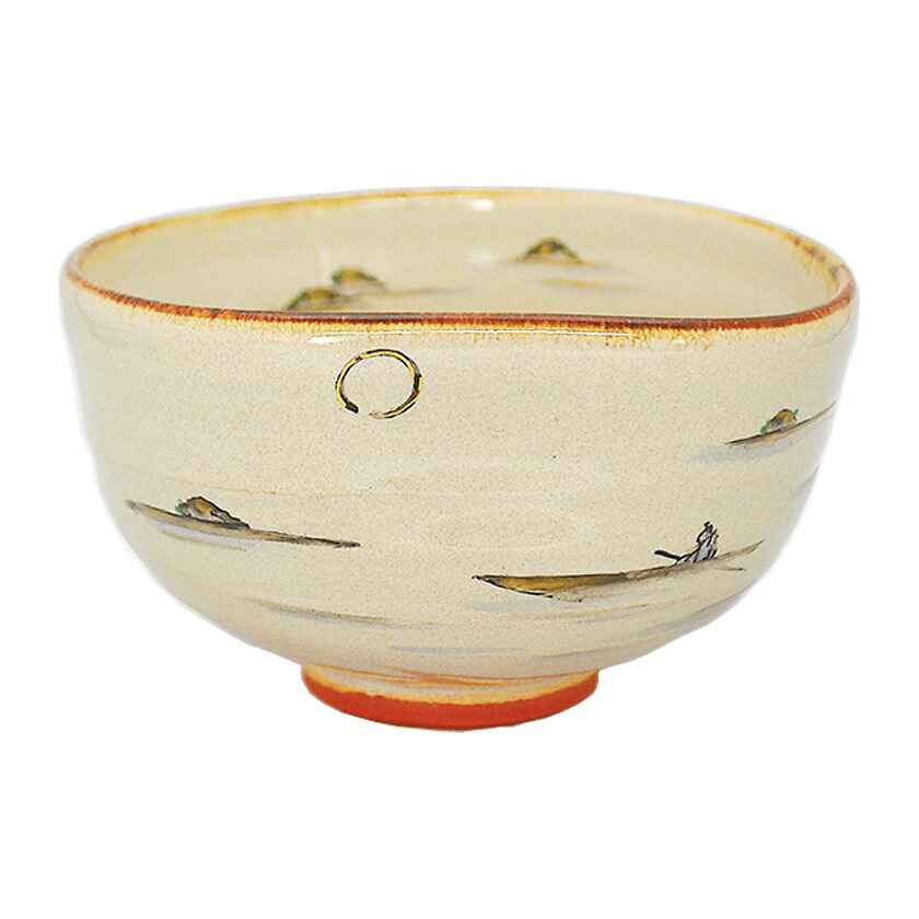 20%OFF 茶道具 抹茶茶碗（まっちゃちゃわん） 灰釉 茶碗 舟に月 中村 良二