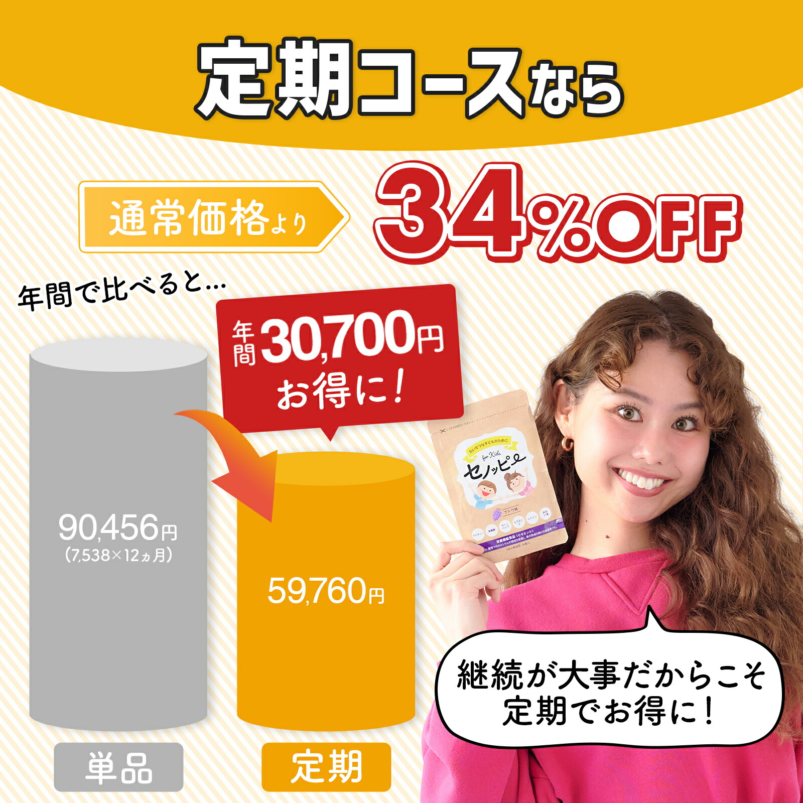 楽天ランキング1位獲得！】【公式】セノッピー（ぶどう味）2袋 身長