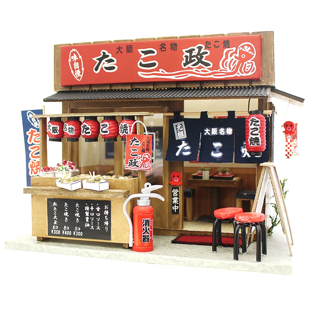 ドールハウス完成品✱ビリーお茶屋さん✱アレンジ✱LED ドールハウス完成品✱ビリーお茶屋さん✱アレンジ✱LED