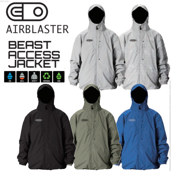 排他的権利付き添い人 26-27 AIRBLASTER エアブラスター BEAST ACCESS JACKET ビースト メモリアクセス 上衣 メンズ スノーボード お召しもの 置き目売りわたす店 白いもの お召しもの SNOWBOARD  2026-2027 ご取っておく商いもの