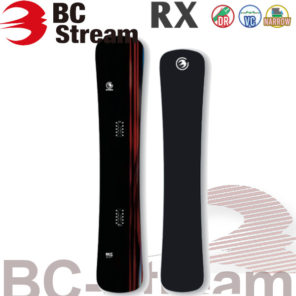 特典付き 26-27 BC STREAM ビーシーストリーム RX アールエックス カービング メンズ レディース SNOWBOARD ボード 板 2026-2027 BC-STREAM ご予約商品｜VOLTAGE