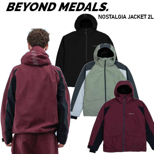 26-27 BEYOND MEDALS ビヨンド メダルズ Nostalgia Jacket 2L もの懐かしさ 上衣 2L スノーボード お召しもの 置き目売りわたす店 白いもの お召しもの SNOWBOARD ビヨンドメダル 2026-2027 ご取っておく商いもの