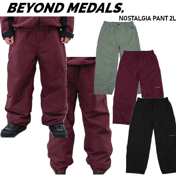 26-27 BEYOND MEDALS ビヨンド メダルズ Nostalgia Pants 2L もの懐かしさ ズボン下 2L スノーボード お召しもの 置き目売りわたす店 白いもの お召しもの SNOWBOARD ビヨンドメダル 2026-2027 ご取っておく商いもの