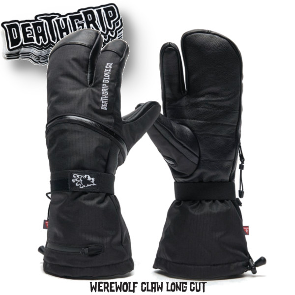 DEATHGRIP GLOVE CO. 26-27 WEREWOLF CLAW LONG CUT デスグリップ 地球儀 HAND OUT 科学技術 グローヴ ロング とり捨てる ミトン スノーボード SNOWBOARD 置き目売りわたす店 2026-2027 ご取っておく商いもの
