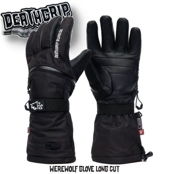 DEATHGRIP GLOVE CO. 26-27 WEREWOLF GLOVE LONG CUT デスグリップ 地球儀 HAND OUT 科学技術 ロング 撥ねのける スノーボード SNOWBOARD 定め事売りわたす店 2026-2027 ご取って置く商いもの