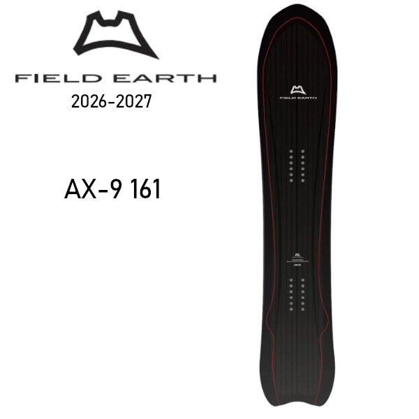 26-27 FIELD EARTH 活動の領域地びた AX-9 161 黒色火薬 フリーライディング SNOWBOARD スノーボード 板 定まり売りわたす店 2026-2027 ご取っておく商いもの