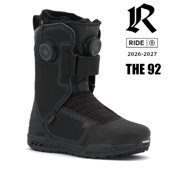 排他的権利付き添い人 26-27 RIDE ライド スノーボード ブーツ THE 92 ナインティーツー BOA ボア 定まり売りわたす店 SNOWBOARD 2026-2027 ご取っておく商いもの