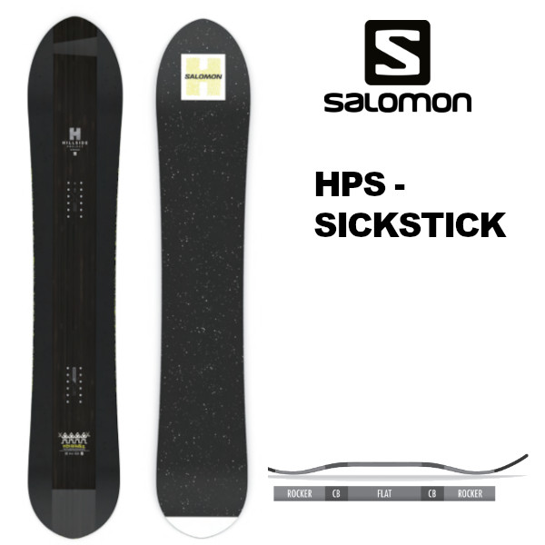 24-25 SALOMON HPS Sickstick 156cm 新品未使用 Salomon Snowboard Hps - Sickstick 24/25
