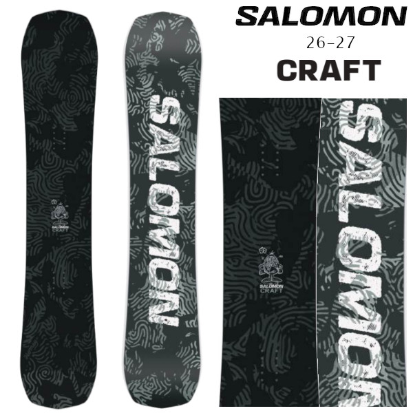 排他的権利付き添い人 26-27 SALOMON サロモン CRAFT 手工芸品 CRAFT 153/155/157w オールお山 スノーボード SNOWBOARD ゲーム盤 板 定め事売りわたす店 2026-2027 ご取って置く商いもの