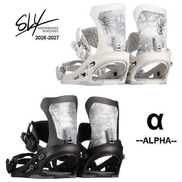 特典付き 26-27 SLY スライ ビンディング α ALPHA アルファ グラトリ グラトリ専用 バインディング 堀内 礼 藤田 周 Flux フラックス スノーボード 正規販売店 SLY SNOWBOARD BINDINGS 2026-2027 ご予約商品｜VOLTAGE 30,030円