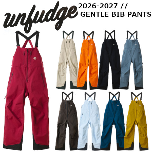 排他的権利付き添い人 26-27 unfudge アンファッジ GENTLE BIB PANTS ジェントル ビブ ズボン下 スノーボード お召しもの 置き目売りわたす店 白いもの お召しもの SNOWBOARD  2026-2027 ご取っておく商いもの