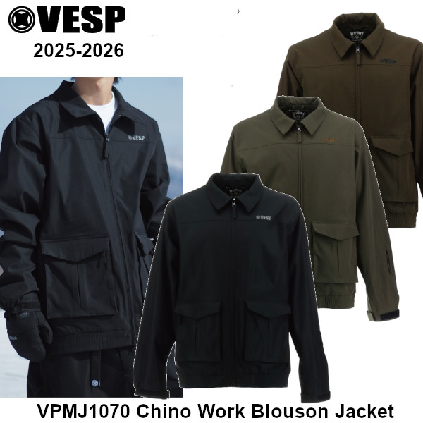 楽天市場】24-25 VESP べスプ VPMJ1053 Work Shirts Coach Jacket