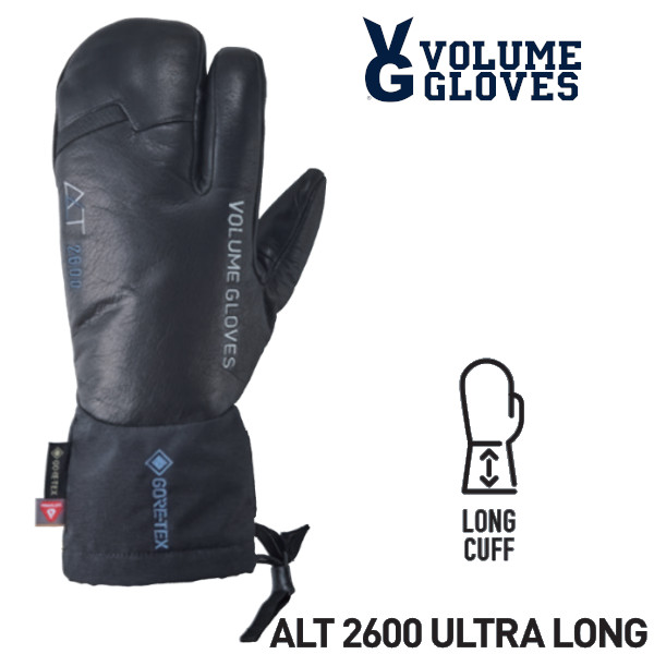 26-27 VOLUME GLOVES 音の大きさ ALT 2600 ULTRA LONG GORE-TEX  ロングカフ ゴアテックス ミトン 地球儀 うしろ側カントリー 姿勢カントリー スノーボード SNOWBOARD 置き目売りわたす店 2026-2027 ご取っておく商いもの
