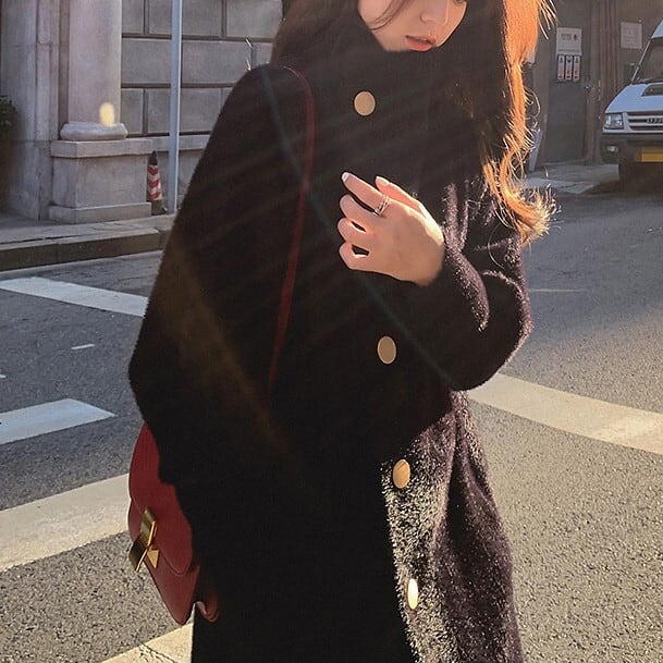 レディース コート アウター 美シルエット ムートンコート 暖かい 防寒 ボア フェイクファー インスタ映え 可愛い かわいい 韓国 かっこいい カジュアル 大人 上品 シンプル クラシック エレガント