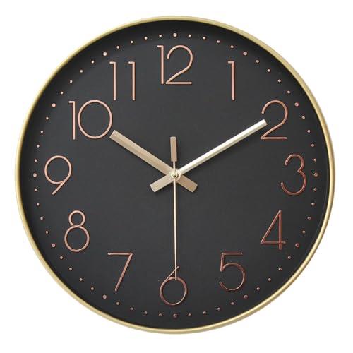 楽天市場】知慧工房 MANBO 両面電波掛け時計 30cm 静音 見やすい太い