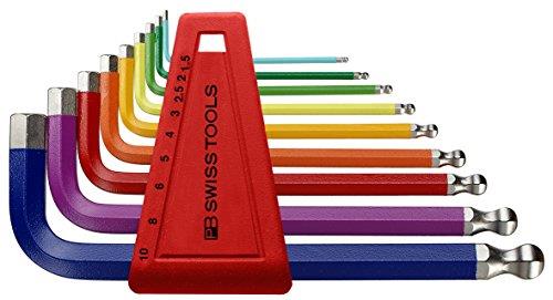 PBピービー ボール付レインボーレンチセットパックナシ 212H-10RB