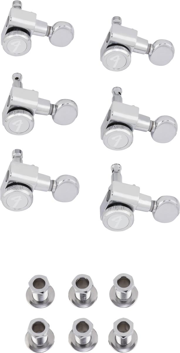 Fender パーツ Locking Tuners with Vintage-Style Buttons, Chrome|Senses