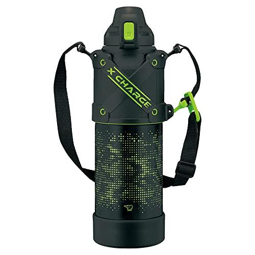 象印 (ZOJIRUSHI) 吸い筒 直飲み 運動競技手合い ステンレスクールボトル シームレス 1.5L 菩提樹黒いこと SD-HA15-BG