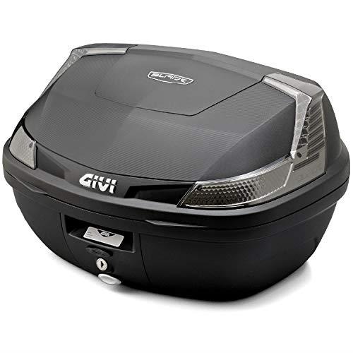 GIVI (ジビ) バイク用 リアボックス 47L 未塗装ブラック スモークレンズ モノロックケース BLADE B47NTML 76885|Senses