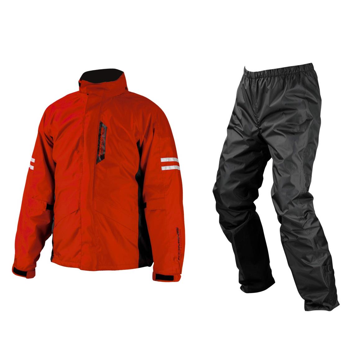 KOMINE バイク用レインウェア 03-539 メンズ Red S|Senses