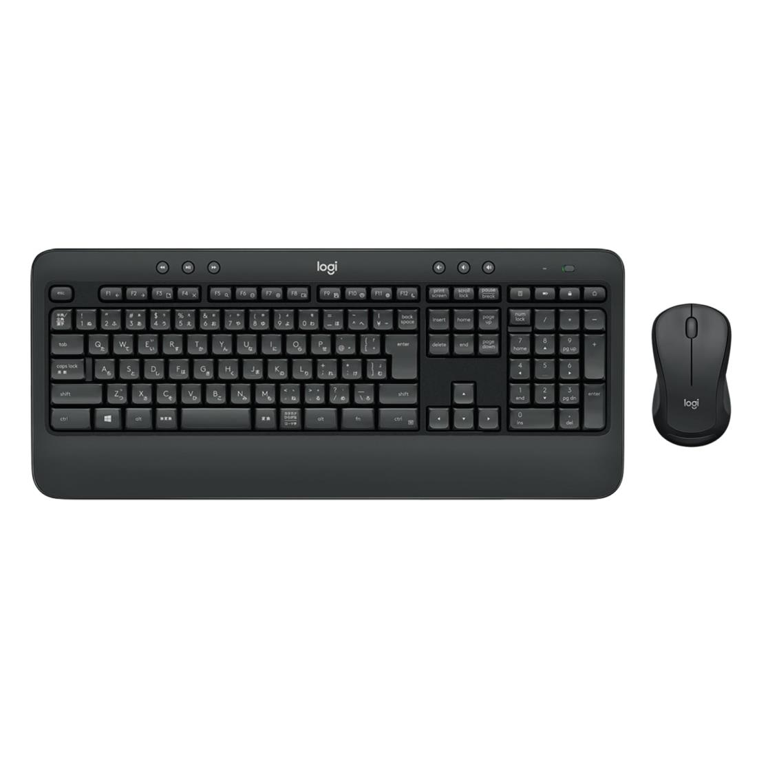 ロジクール 二十日鼠 無線電話鍵盤 仕掛ける MK540 無線電話 鍵盤 無線電話ジャズバンド パームレスト チルトレッグ積み上げる 耐水 高耐久性 Unifying USB繋ぎ合わせる windows chrome 黒鉛 国内置き目品