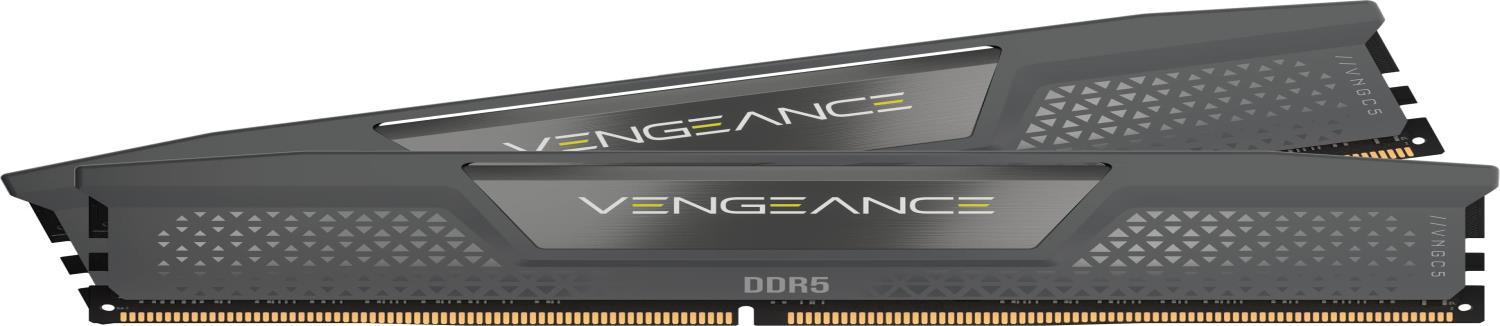 CORSAIR DDR5-6000MHz 事務机パソコン用記憶装置 VENGEANCE DDR5続きもの (パソコン5-48000) AMD EXPO Intel XMP記憶装置一揃いの道具 32GB 黒いこと 16GB×2枚 CMK32GX5M2B6000Z30