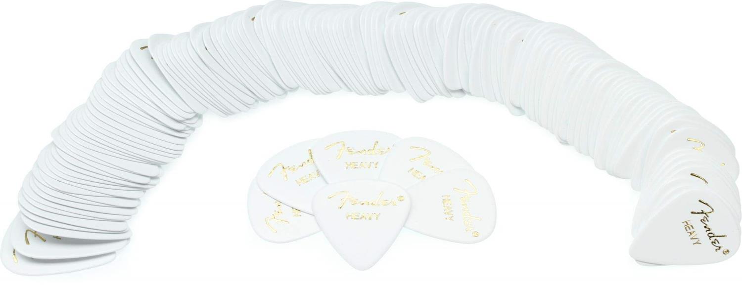 Fender ピック351 SHAPE CLASSIC PICKS - 144 COUNT HEAVY, WHITE