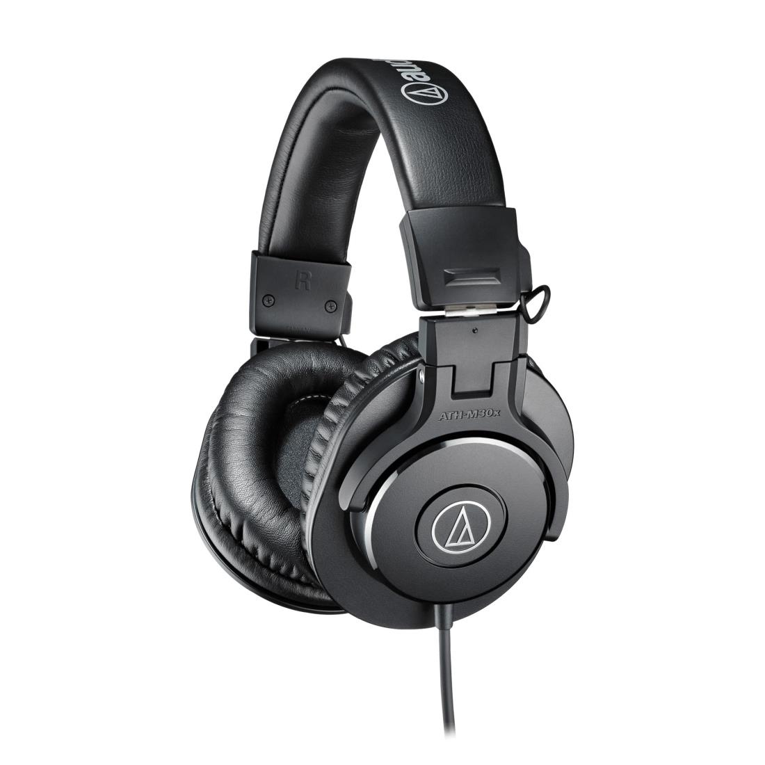 オーディオテクニカ ATH-M30x プロフェッショナル モニターヘッドホン 有線 【モニター/ミキシング/密閉型/折り畳み式/ケーブル長3.0ｍ/国内正規品】ブラック