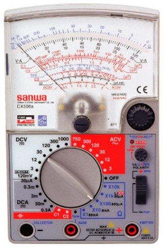 sanwa (三和電気計器) アナログマルチテスタ 多機能型 CX-506a