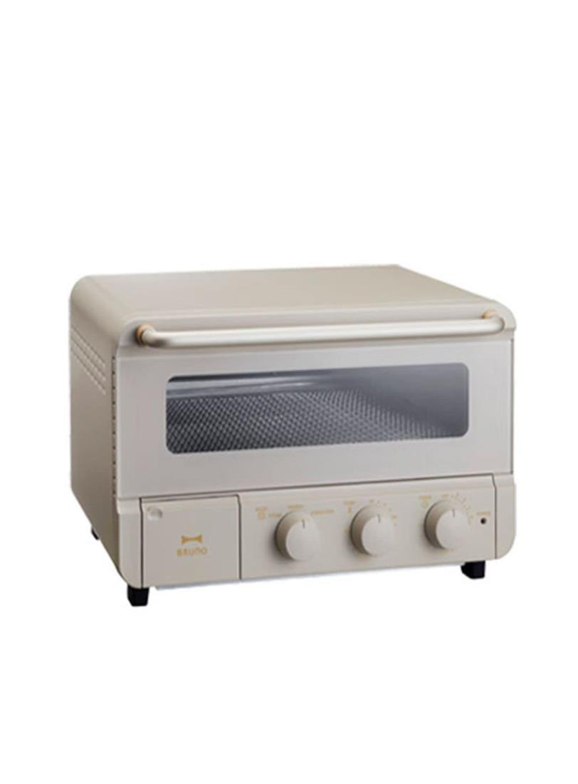 BRUNO ブルーノ オーブン トースター 4枚焼き スチーム ＆ ベイク コンベクション機能 温度調節 1350W ピザ対応 グレージュ BOE067-GRG｜Senses