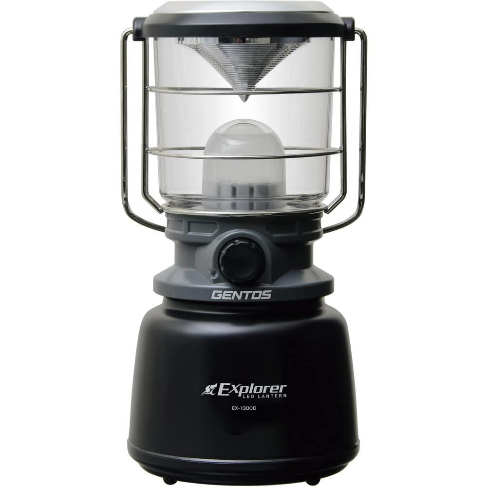 GENTOS(ジェントス) LED 提灯 単1蓄電池式 1300lm エクスプローラー EX-1300D 難民キャンプ アウトドア 点火装置 点火装置 防災