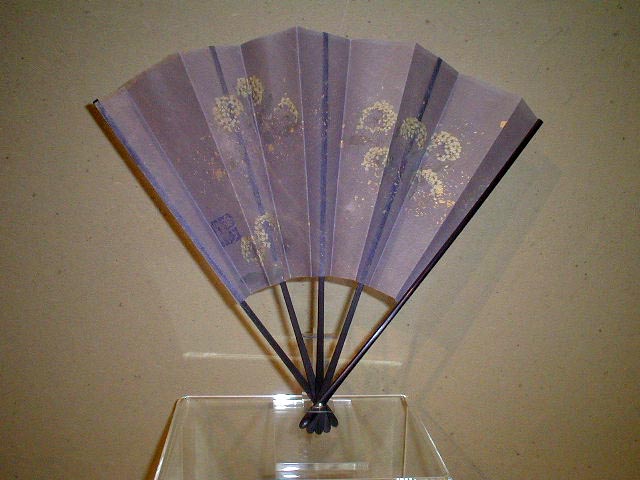 ＫＡＲＩＮブランド　五骨（蝙幅　かわほり） 飾扇花手毬散らし