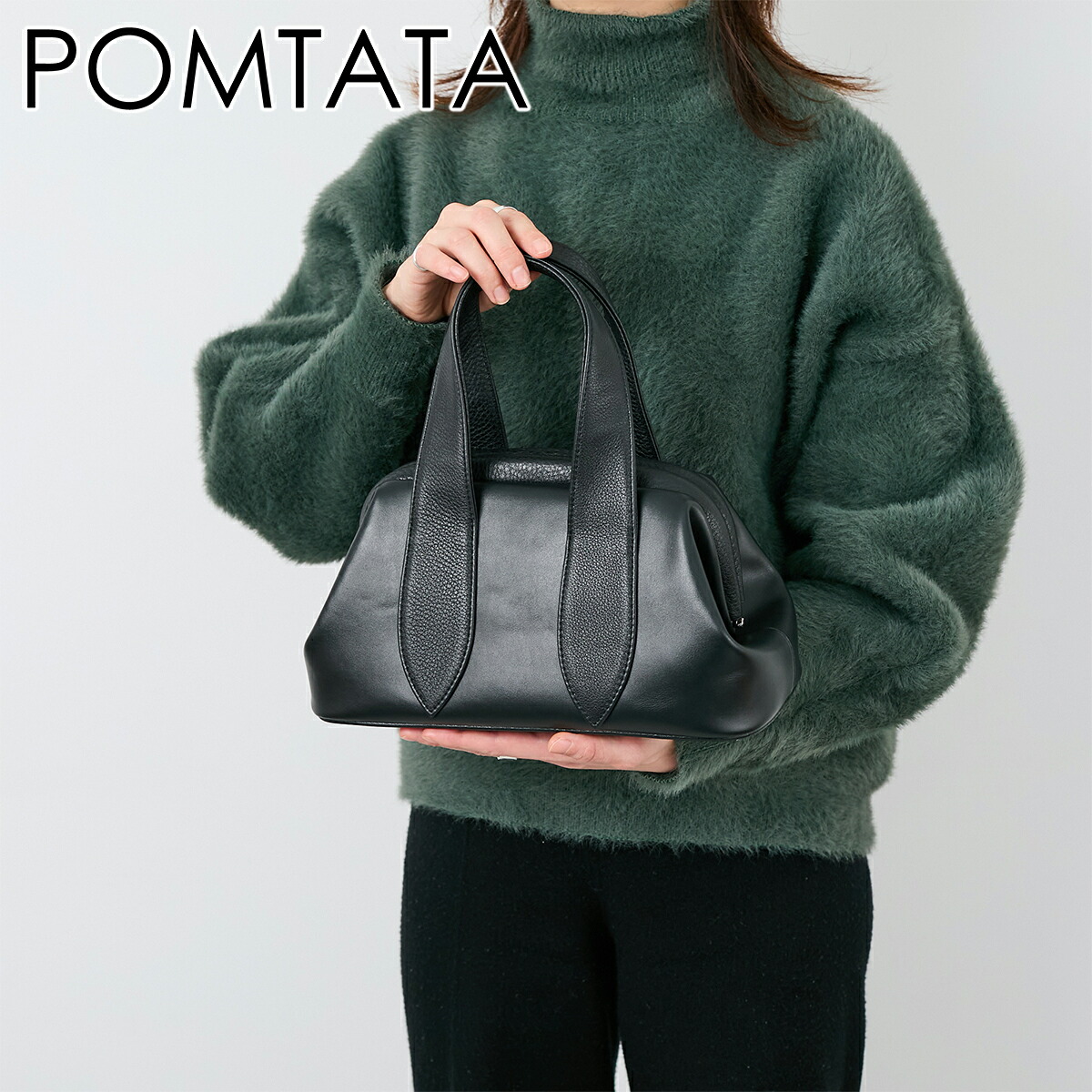 【ポンタタ 3年保証＋プレゼント付】 [2025年1月9日販売開始！ 新作 ] POMTATA ポンタタ バッグ FL TOTE S P2544 レディース トートバッグ カジュアルトート がま口バッグ がま口 日本製 ギフト かわいい おしゃれ プレゼント ブランド